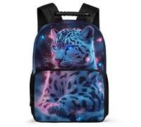 TPISLI Cheetah Motif School Backpack Primary Classes for Girls 8-12 Years Leopard Animal Rucksack Kids and Teens, Padded Back Adjustable Straps Birthday Gift