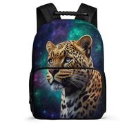 TPISLI Cheetah Pattern School Backpack for Students School Years 2-5 Animal Daypack for Kids and Teens Year 2-5, 1680D Fabric Durable Daily Essentials
