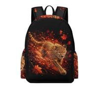 TPISLI Cheetah School Bag Boys 8 Year Olds Animal Cheetah Daypack Teens Year 7-9 Durable Cool 16.5 Inch Laptop Daypack Primary School Travel Daily Use Everyday Use