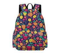 TPISLI Children Colourful Fruits Rucksack for Boys Girls 9-15 Years Stylish Durable Fruit Pattern School Bag for Outdoor Travel Holiday Gift, Books Gear Classroom Books