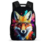 TPISLI Children Fox School Backpack Age 5-10 Animal Theme Rucksack for Girls Primary Classes, Soft Felt Details Adjustable Straps Daily Essentials