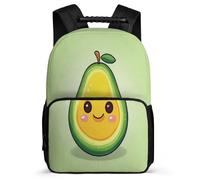 TPISLI Children Funny Avocado School Bag 7-11 Year Olds, Fruit Theme Backpack for Children, Durable Rucksack, Sturdy Handle, Outdoor Travel, Day Trips