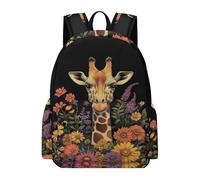 TPISLI Children Giraffe Backpack for Boys Girls Primary to Secondary School Age 13.3 Inch Laptop Rucksack, Large Capacity Animal Theme Back pack for Day Trips New Term Gift