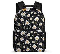 TPISLI Children Girls School Backpack Daisy Rucksack Kid School Back Pack with Flower Bookbag Travel Bag Boys with Side Pocket And Front Zipped Pocket
