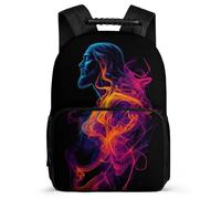 TPISLI Children Jesus Print Backpack for School, Jesus Christian Rucksack 7-11 Year Olds, Sturdy Book Bag, Soft Felt Details, Short Trips, Everyday Use