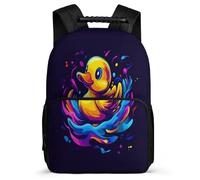 TPISLI Children Kawaii Duck Rucksack Primary Age 6-11 Animal Theme Backpack for Students Primary Classes, Sturdy Handle Adjustable Straps Travel Daily Use