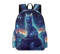 TPISLI Children School Backpack Cat Rucksack Kitten 7-12 Years Old for Boys Girls, Trendy 15.6 Inch Laptop Backpack for Study Days and Travel and Class Travel Use