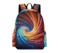 TPISLI Children School Backpack Colorful 3D Vortex Rucksack Swirls School Years 5-9 for Boys Girls, Trendy Daypack for Daily Study and Weekend Use and Class Travel Use