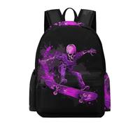 TPISLI Children School Backpack Skeleton Rucksack Skull 7-11 Years for Boys Girls, Durable 13.3 Inch Laptop Rucksack for Autumn Trip and Study Days and Class Travel Use