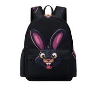 TPISLI Childrens Animal Bunny Motif Backpacks for Boys, Elementary Middle Rabbit Pattern School Bags for Teens, Girls Casual Bookbags Travel Daypack