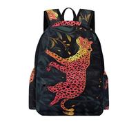 TPISLI Childrens Cheetah Backpacks for Boys, Elementary Middle Leopard Animal School Bags for Teens, Girls Casual Bookbags Travel Daypack