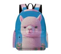 TPISLI Childrens Cute Llama Motif Backpacks for Boys, Elementary Middle Animal Alpaca School Bags for Teens, Girls Casual Bookbags Travel Daypack
