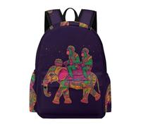 TPISLI Childrens Kawaii Elephant Pattern Backpacks for Boys, Elementary Middle Animal School Bags for Teens, Girls Casual Bookbags Travel Daypack