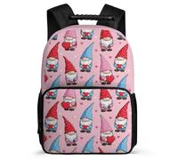 TPISLI Christmas School Backpack for Students Primary School Father Christmas Backpack 6-11 Years Boys Girls, Padded Back Soft Felt Details Travel Daily Use