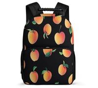 TPISLI Colourful Fruits Print Backpack for Kids and Teens 8-12 Years Fruit Pattern Rucksack for Kids and Teens Primary School, 1680D Fabric Adjustable Straps Short Trips
