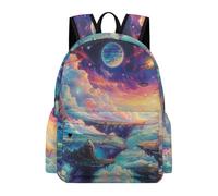 TPISLI Cosmos Backpack Boys Girls Teens 8-14 Years Old School Bag Planet Rucksack for Daily Classes, Cool 15.6 Inch Laptop Backpack for Travel and Daily Use