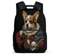 TPISLI Cute Back Pack Corgi for Girls Student Backpack with Animal Puppy Travel Bag Lightweight Bookbag For Kids Boys Casual Bags