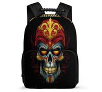 TPISLI Cute Back Pack Skull for Girls Student Backpack with Skeleton Travel Bag Lightweight Bookbag For Kids Boys Casual Bags