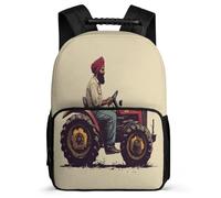 TPISLI Cute Back Pack Tractor for Girls Student Backpack with Car Pattern Travel Bag Lightweight Bookbag For Kids Boys Casual Bags