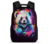 TPISLI Cute Backpack Cute Panda Bookbag, School Bag Animal Theme Rucksack for Boy Girl, Kids Backpack 7-12 Years Old for Travel Take A Walk