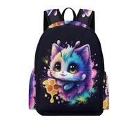 TPISLI Cute Bee Rucksack Boys Age 15 Animal Bee Daypack Kids Year 5-7 Modern Trendy 13.3 Inch Laptop School Bag School Years 3-6 Daily Use Outdoor Gift Travel Use