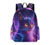 TPISLI Cute Cat Bookbag Students Year 4 Kitten School Bag Boys Age 16 Modern Trendy 14 Inch Laptop Rucksack Junior School Hiking Day Trips Daily Carry Everyday Use