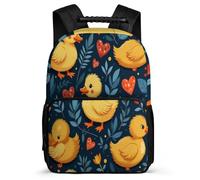 TPISLI Cute Duck Daypack for Kids and Teens Primary Age 6-11 Animal Daypack for Students Year 2-5, Adjustable Straps Soft Felt Details Travel Daily Use