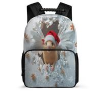 TPISLI Cute Dutch Pig School Backpack 6-11 Years for Girls Boys, Guinea Pig Daypack for Kids, Lightweight Bag, Side Pockets, Padded Back, Travel Daily Use