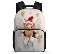 TPISLI Cute Dutch Pig School Bag for Students Primary Age 6-11 Guinea Pig Daypack for Boys Junior School, Soft Felt Details Side Pockets Daily Essentials