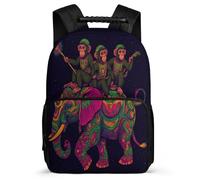 TPISLI Cute Elephant Daypack for Kids Primary School, Animal Motif Backpack Age 7-12, Durable School Bag, Soft Felt Details, Short Trips, Everyday Use