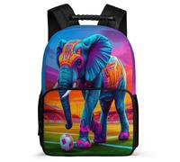 TPISLI Cute Elephant Motif Backpack for Kids and Teens Primary Classes Animal School Bag Year 3-6 Kids and Teens, 1680D Fabric Sturdy Handle Outdoor Day Trips
