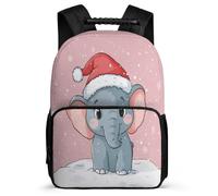 TPISLI Cute Elephant Rucksack for Boys Girls 8-12 Years Animal Motif Rucksack for Boys Girls Junior School, Sturdy Handle 1680D Fabric Back to School Gift