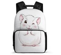 TPISLI Cute Guinea Pig Daypack for Kids and Teens Primary Age 6-11 Dutch Pig Rucksack for Students Junior School, 1680D Fabric Soft Felt Details Outdoor Day Trips