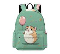 TPISLI Cute Guinea Pig Daypack Kids School Years 5-9 Animal Rucksack Students Year 6 Lightweight Durable 14 Inch Laptop Rucksack Junior School Daily Use Everyday Use