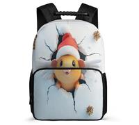 TPISLI Cute Guinea Pig Rucksack for Children Primary Age 6-11, Dutch Pig Bookbag for Boys Girls, Durable Backpack, Side Pockets, Padded Back, Travel Daily Use