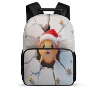 TPISLI Cute Guinea Pig Rucksack for Children Primary Age 6-11, Kawaii Dutch Pig Bookbag for Boys Girls, Durable Backpack, Side Pockets, Padded Back, Travel Daily Use