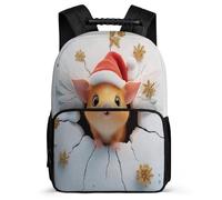 TPISLI Cute Guinea Pig School Backpack for Kids and Teens 7-11 Year Olds Dutch Pig Rucksack for Kids and Teens Year 2-5, Padded Back Soft Felt Details Back to School Gift