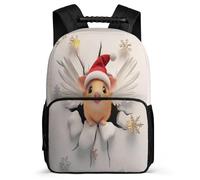 TPISLI Cute Guinea Pig School Bag for Boys 7-11 Year Olds Dutch Pig Backpack for Girls Boys School Years 1-4, 1680D Fabric Soft Felt Details Travel Daily Use