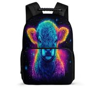 TPISLI Cute Highland Cow Backpack for Kids School Years 2-5 Cattle Rucksack for Students School Years 1-4, Adjustable Straps Sturdy Handle Outdoor Day Trips