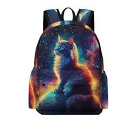 TPISLI Cute Kitten Backpack Boys Girls Teens Age 10-15 School Bag Cat Rucksack for Secondary Students, Cool 14 Inch Laptop Bag for Spring Outing and Daily Classes