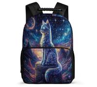 TPISLI Cute Kitten Motif Daypack for Boys Girls 7-11 Year Olds Cat Daypack for Girls Boys Primary School, Padded Back Adjustable Straps Birthday Gift