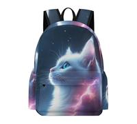 TPISLI Cute Kitten Pattern School Bag Teens Age 13 Cat Rucksack Girls 7-11 Year Olds Durable Cool 11.6 Inch Laptop Daypack Secondary School Hiking Travel Daily Carry