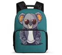 TPISLI Cute KoalaPrint School Backpack for Boys Primary Age 6-11 Animal Motif Bookbag for Boys Girls Junior School, Lightweight Padded Back Travel Daily Use