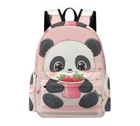TPISLI Cute Panda Daypack Kids School Years 5-9 Kawaii Animal Backpack Girls Ages 9-13 Durable Cool 14 Inch Laptop Rucksack Secondary School Hiking Travel Use