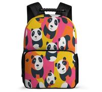 TPISLI Cute Panda School Backpack for Kids and Teens 7-11 Year Olds Kawaii Animal School Bag for Kids and Teens Primary Classes, Sturdy Handle Lightweight Birthday Gift