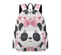 TPISLI Cute Panda School Bag for Boys Girls Ages 8-12 Backpack Animal Panda Rucksack for Study Days, Modern 15.6 Inch Laptop Backpack for Study Days and Travel and Everyday Lessons