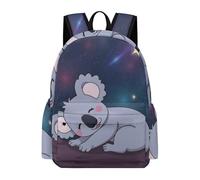 TPISLI Cute Sloth Motif Rucksack Boys Age 15 Kawaii Animal Book Bag Kids Year 7-9 Lightweight Durable 14 Inch Laptop Backpack Junior School Hiking Day Trips Travel Use