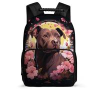TPISLI Daypack Girls French Bulldog Backpack for Elementary Middle School Boys Large Capacity Rucksack for Kids 15.7 Inch Children's School Bag Dog Animal Back Pack