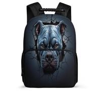 TPISLI Daypack Girls French Bulldog Backpack for Elementary Middle School Boys Large Capacity Rucksack for Kids 15.7 Inch Children's School Bag Dog Animal Back Pack