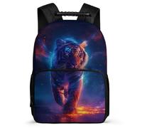 TPISLI Daypack Girls Tiger Backpack for Elementary Middle School Boys Large Capacity Rucksack for Kids 15.7 Inch Children's School Bag Animal Tiger Back Pack